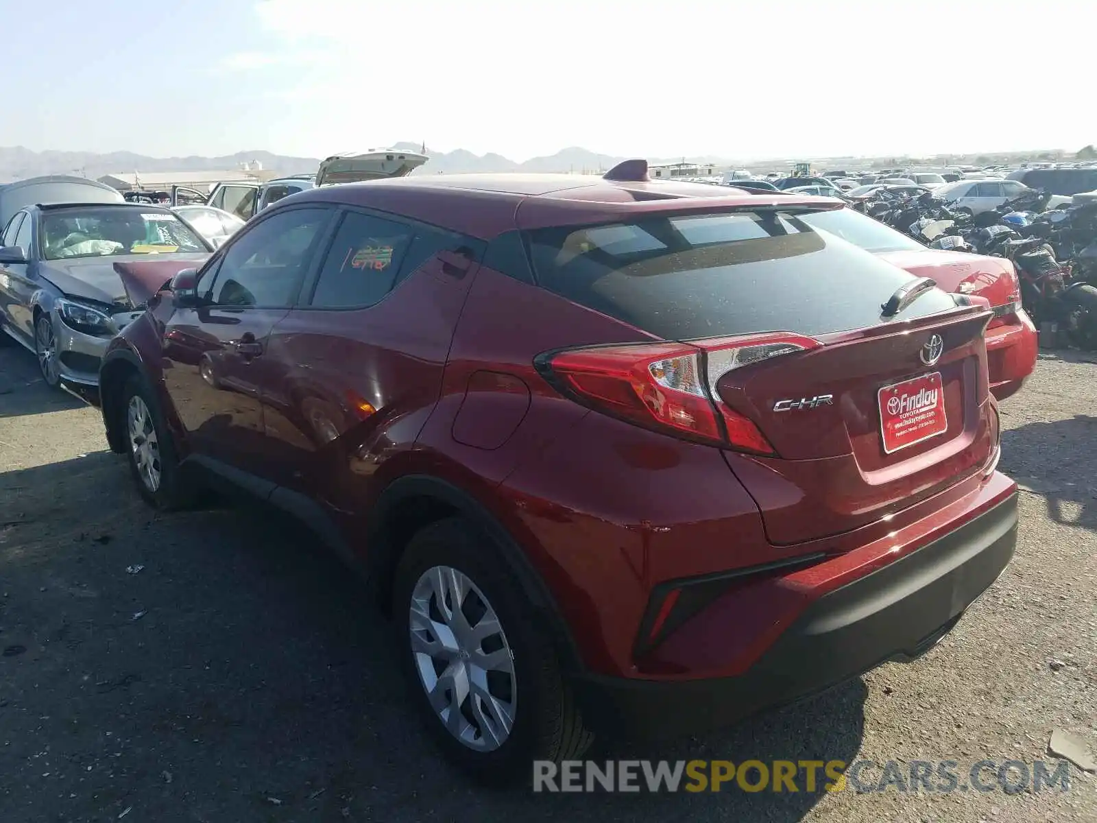 3 Photograph of a damaged car JTNKHMBX6K1042586 TOYOTA C-HR 2019