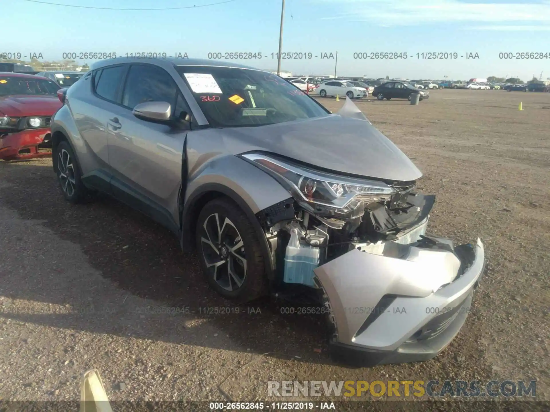 1 Фотография поврежденного автомобиля JTNKHMBX6K1043687 TOYOTA C-HR 2019