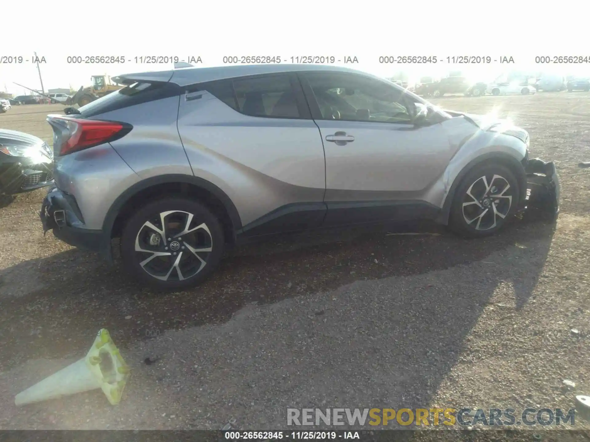 4 Фотография поврежденного автомобиля JTNKHMBX6K1043687 TOYOTA C-HR 2019