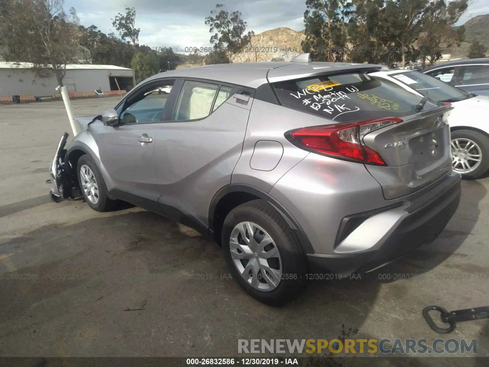 3 Photograph of a damaged car JTNKHMBX6K1044340 TOYOTA C-HR 2019