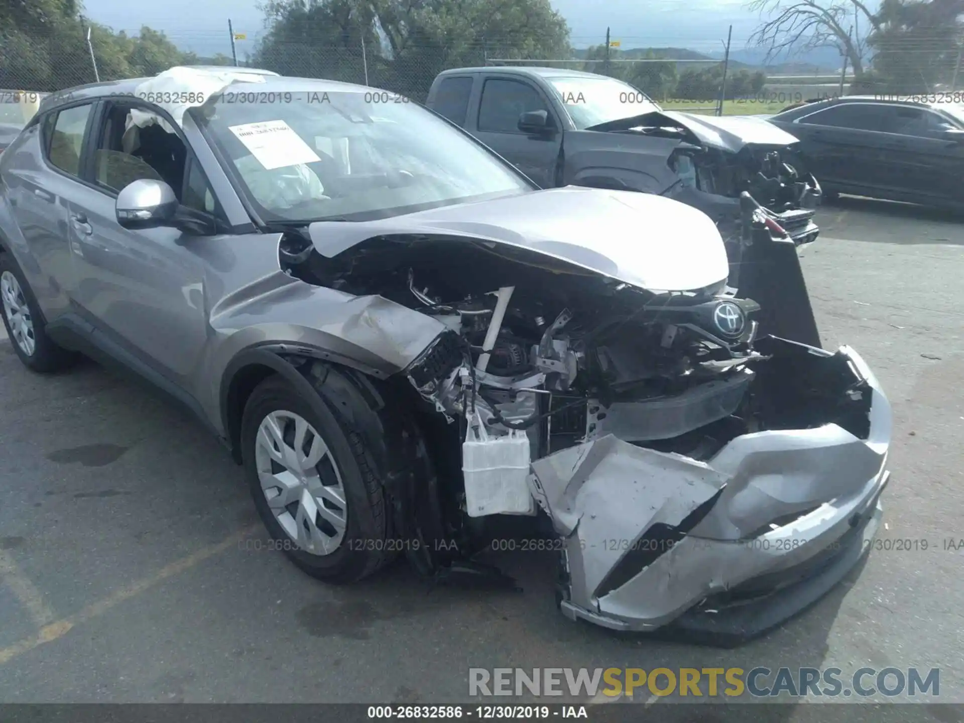 6 Photograph of a damaged car JTNKHMBX6K1044340 TOYOTA C-HR 2019