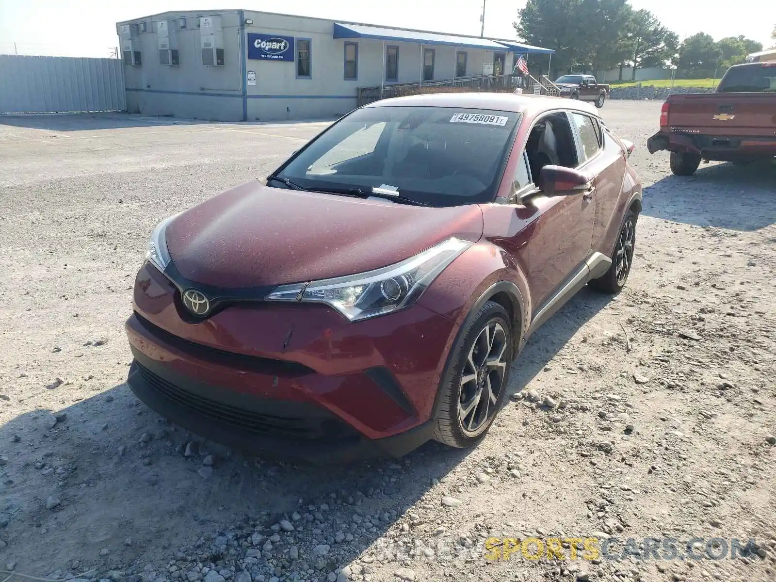 2 Фотография поврежденного автомобиля JTNKHMBX6K1044421 TOYOTA C-HR 2019