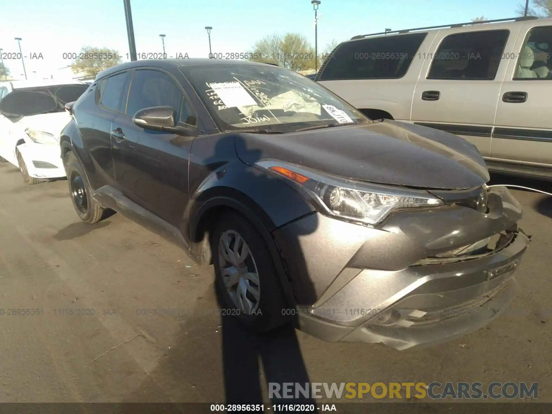 1 Photograph of a damaged car JTNKHMBX6K1044516 TOYOTA C-HR 2019