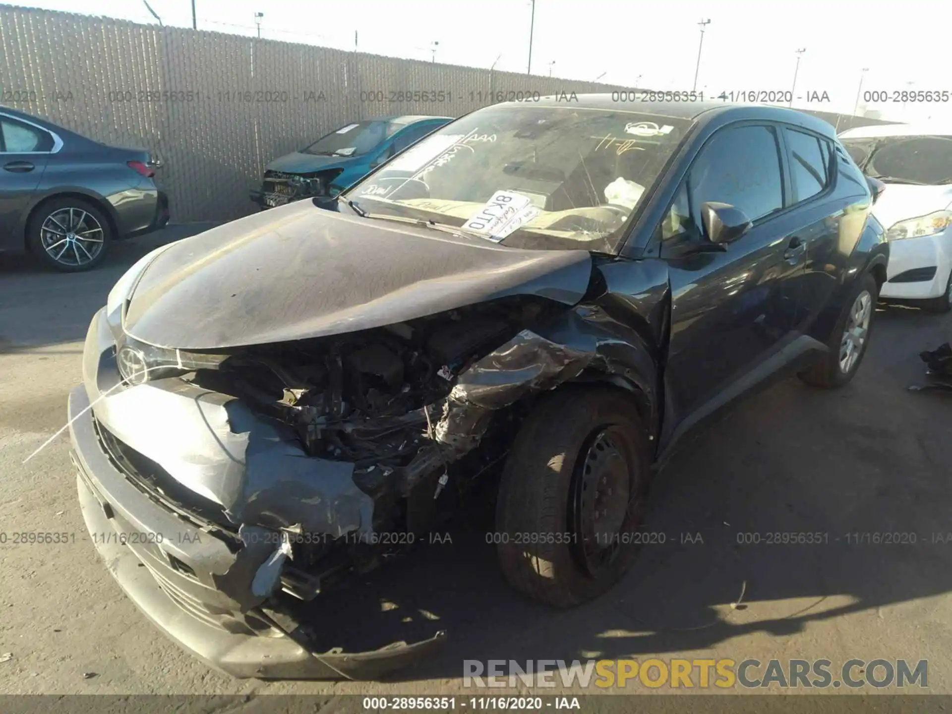 2 Photograph of a damaged car JTNKHMBX6K1044516 TOYOTA C-HR 2019