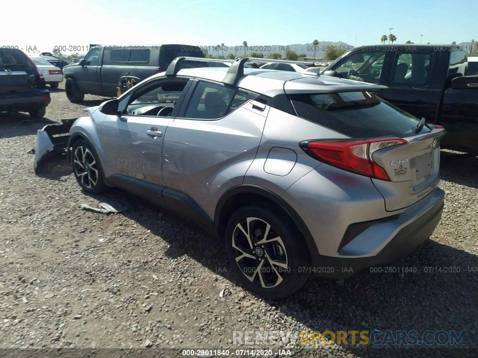 3 Photograph of a damaged car JTNKHMBX6K1045763 TOYOTA C-HR 2019