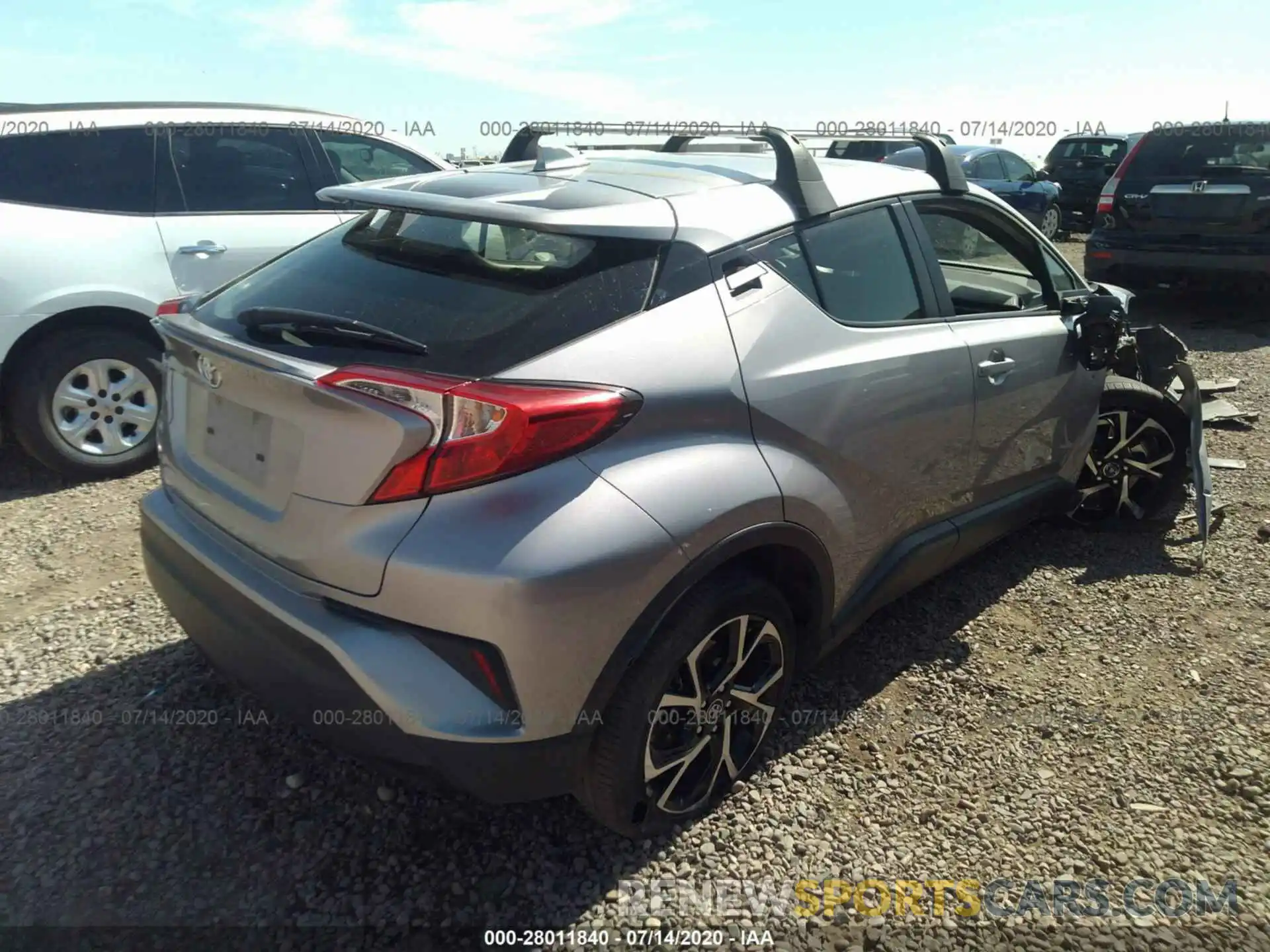 4 Photograph of a damaged car JTNKHMBX6K1045763 TOYOTA C-HR 2019