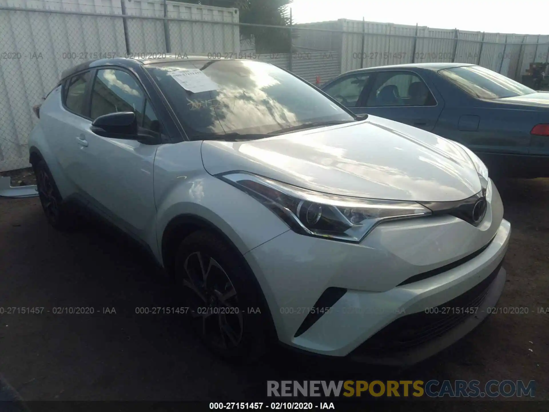 1 Photograph of a damaged car JTNKHMBX6K1046055 TOYOTA C-HR 2019