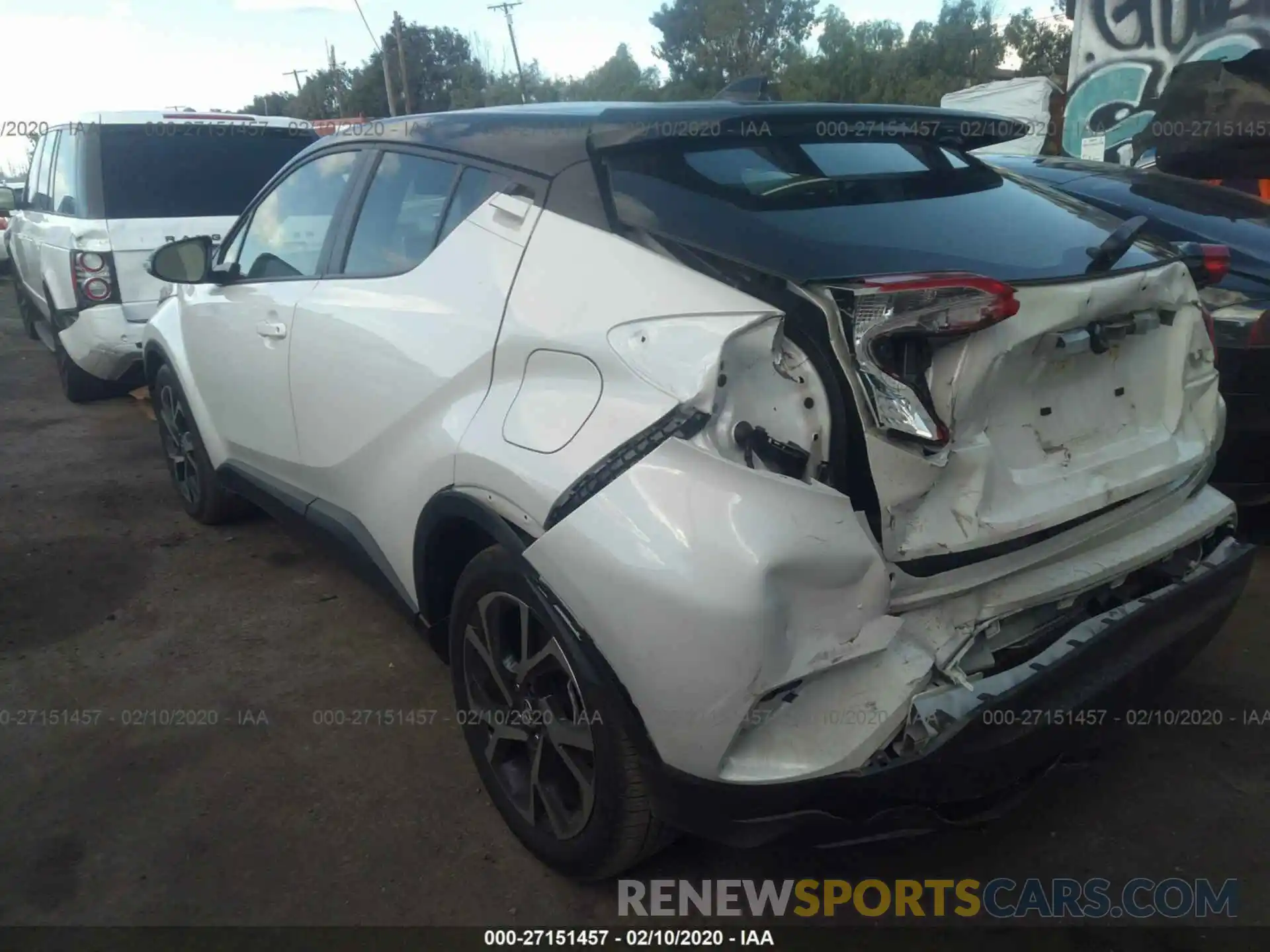 3 Photograph of a damaged car JTNKHMBX6K1046055 TOYOTA C-HR 2019