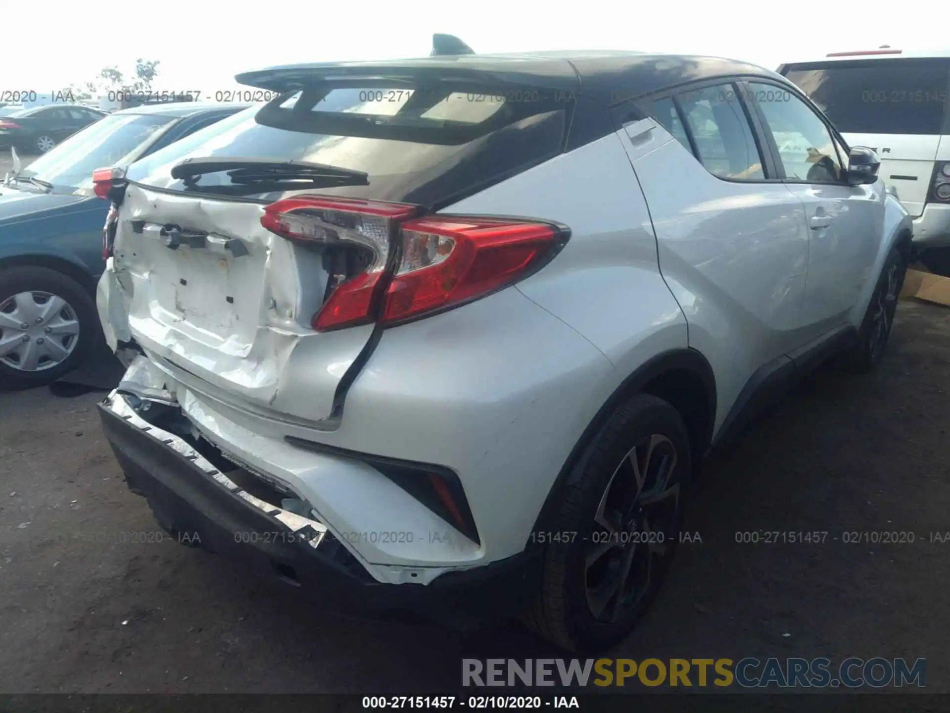 4 Photograph of a damaged car JTNKHMBX6K1046055 TOYOTA C-HR 2019