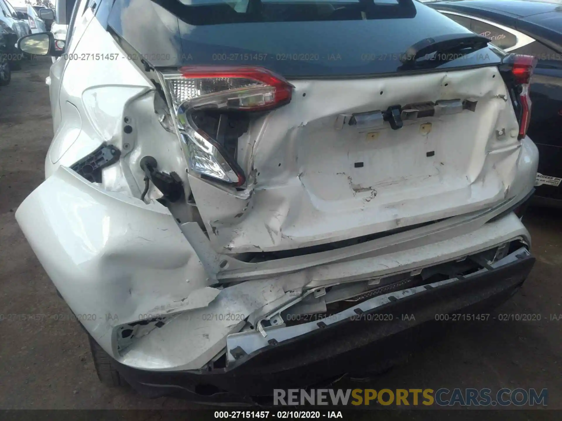 6 Photograph of a damaged car JTNKHMBX6K1046055 TOYOTA C-HR 2019