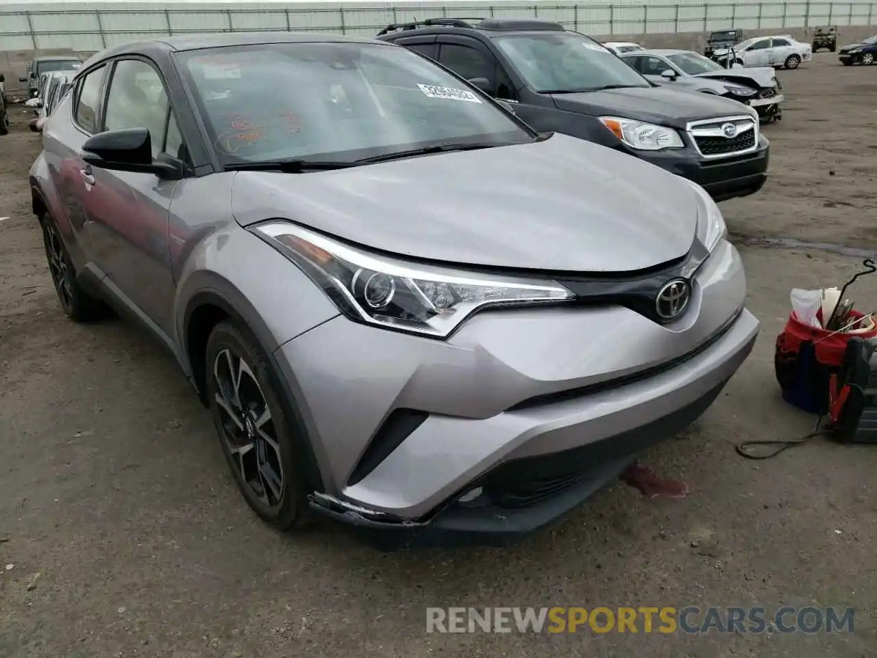 1 Photograph of a damaged car JTNKHMBX6K1046301 TOYOTA C-HR 2019