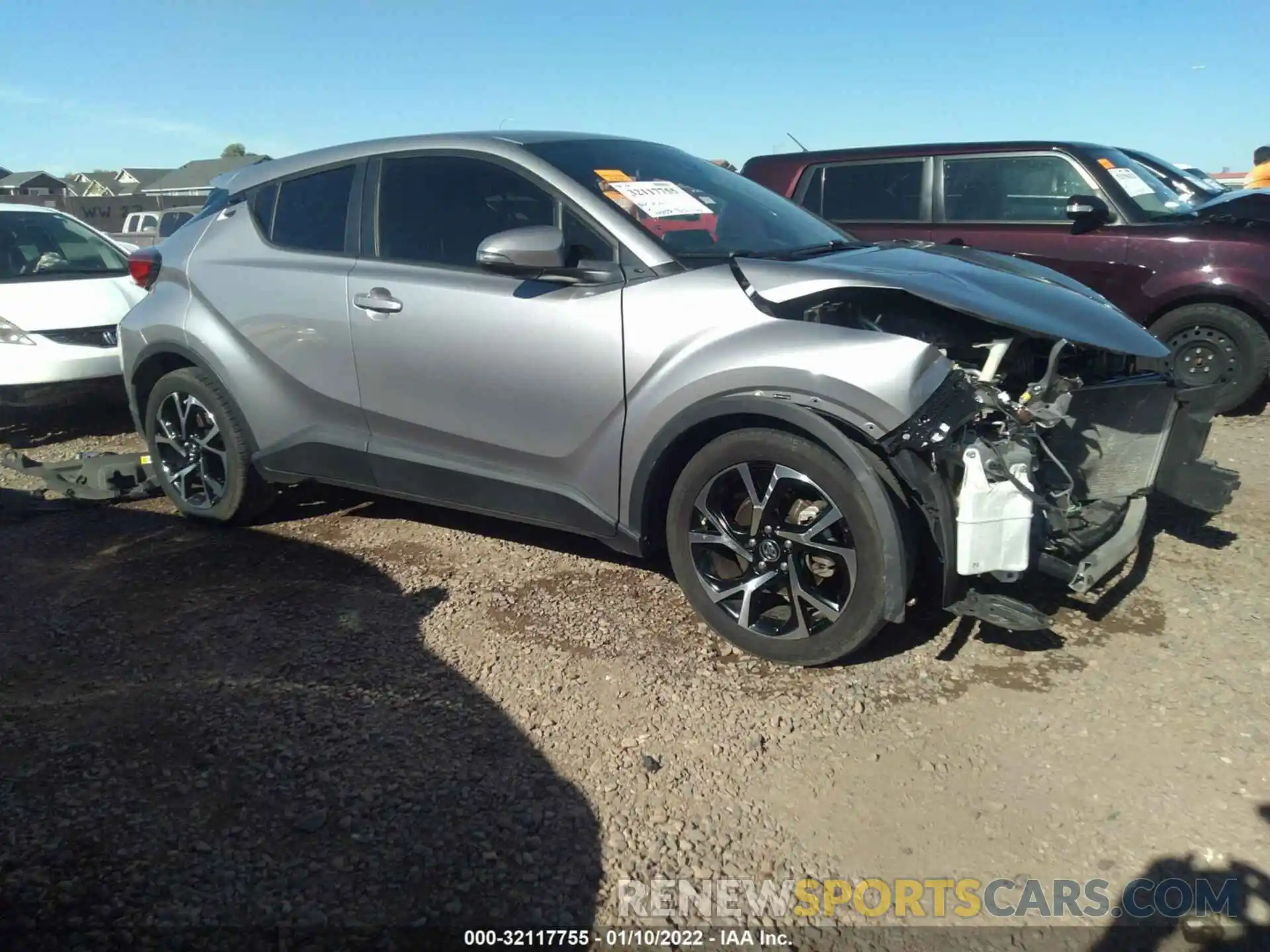 1 Photograph of a damaged car JTNKHMBX6K1046542 TOYOTA C-HR 2019