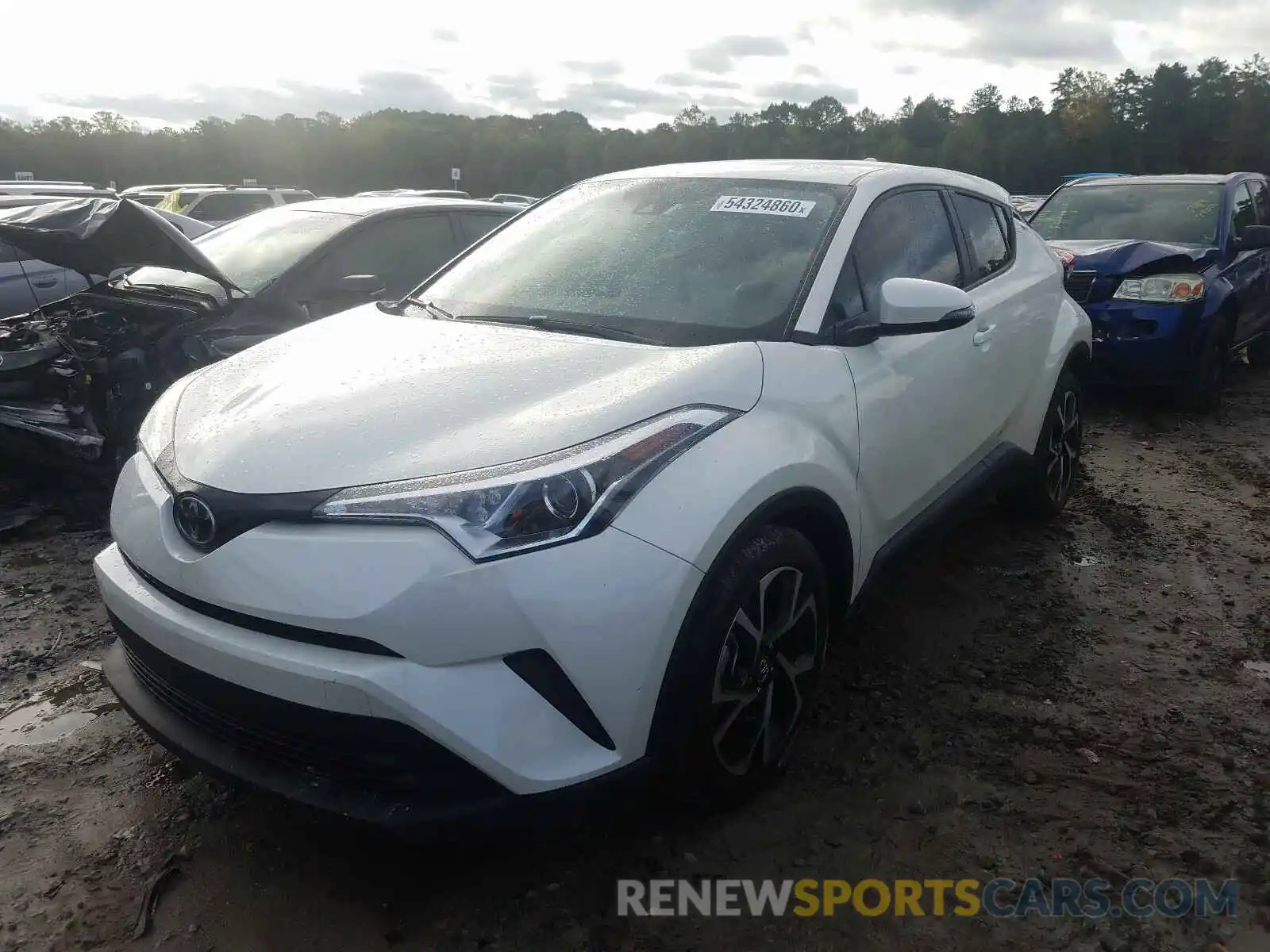 2 Photograph of a damaged car JTNKHMBX6K1046895 TOYOTA C-HR 2019