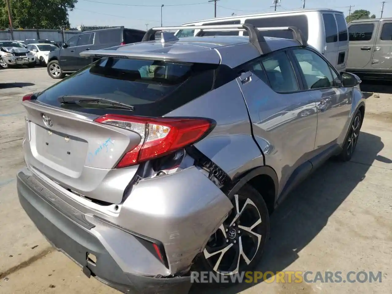 4 Photograph of a damaged car JTNKHMBX6K1047139 TOYOTA C-HR 2019