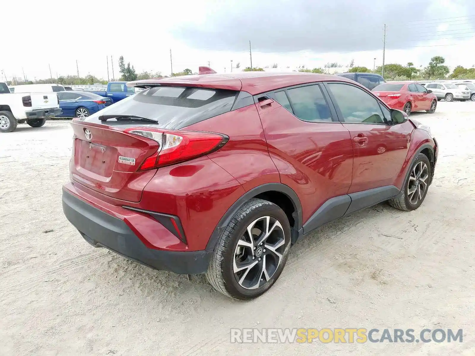 4 Photograph of a damaged car JTNKHMBX6K1048484 TOYOTA C-HR 2019