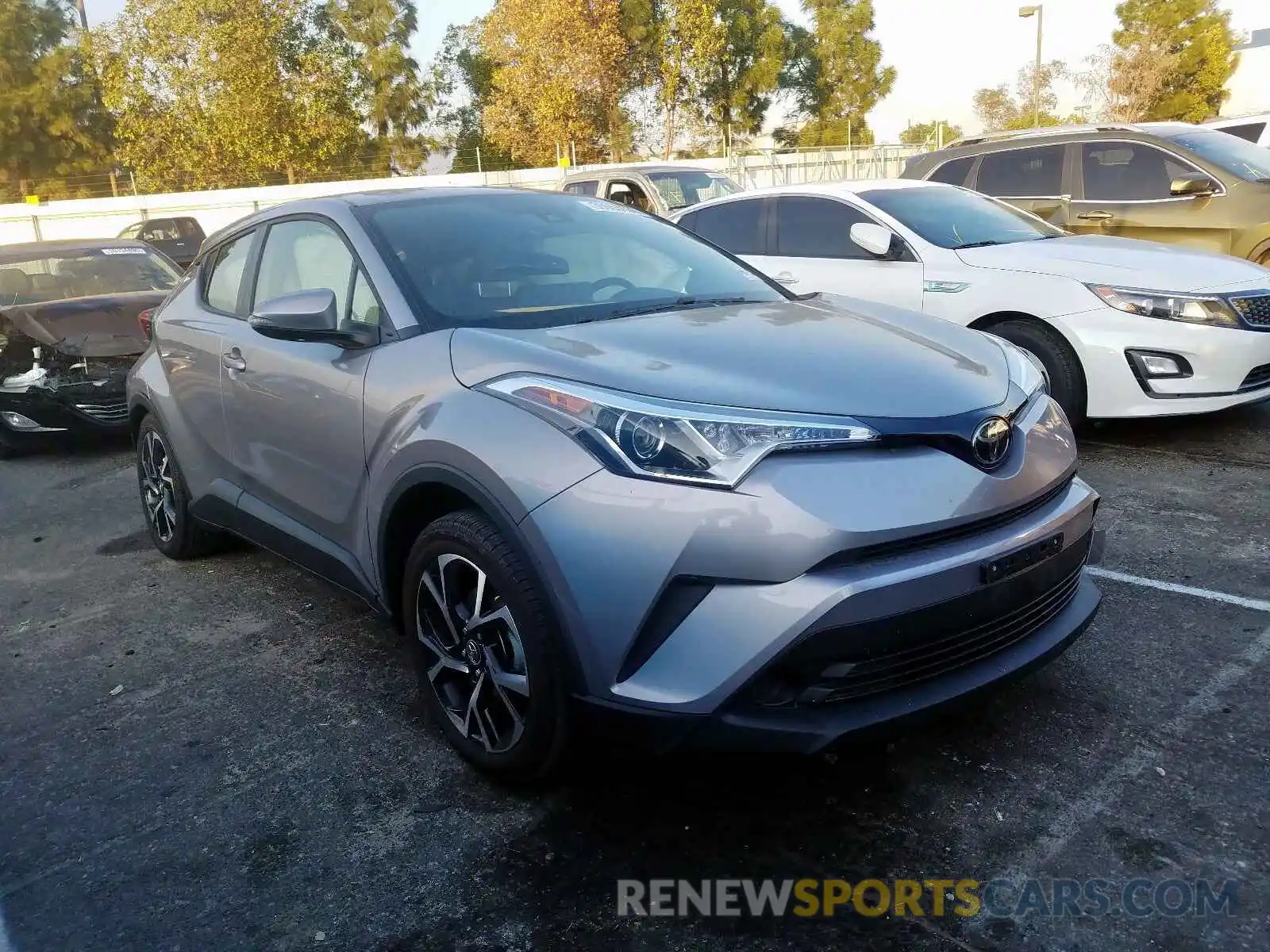 1 Photograph of a damaged car JTNKHMBX6K1048615 TOYOTA C-HR 2019