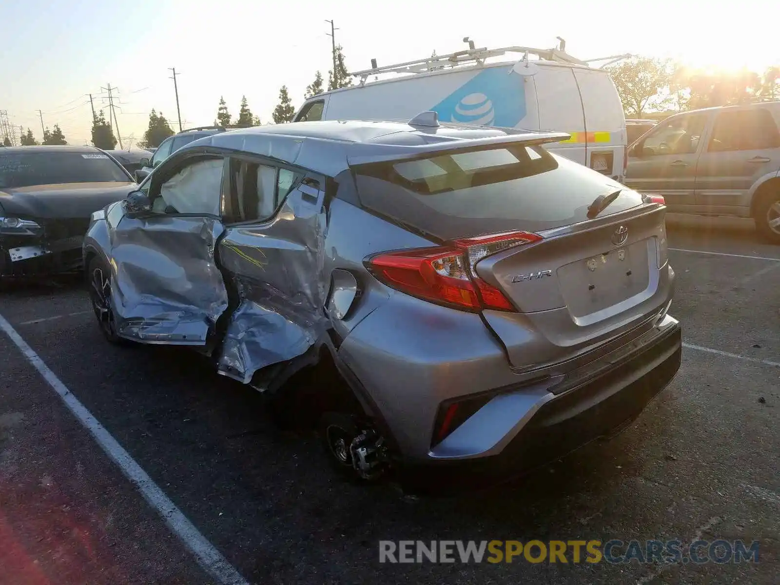 3 Photograph of a damaged car JTNKHMBX6K1048615 TOYOTA C-HR 2019