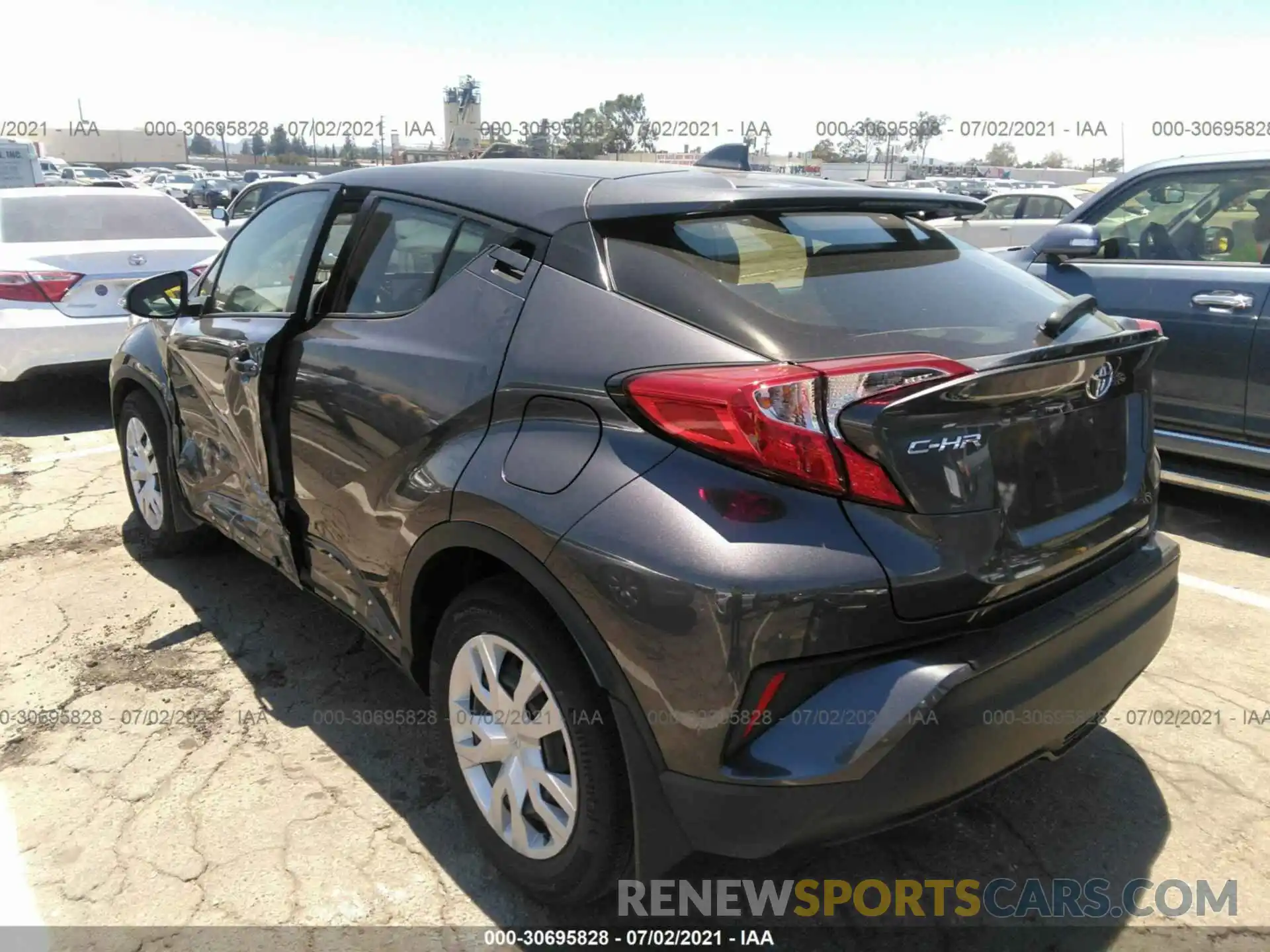 3 Photograph of a damaged car JTNKHMBX6K1049554 TOYOTA C-HR 2019