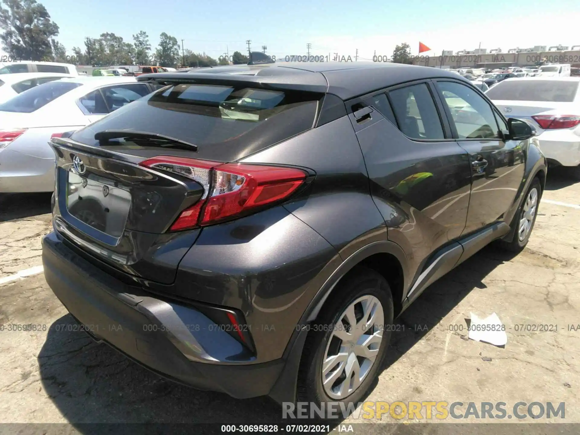 4 Photograph of a damaged car JTNKHMBX6K1049554 TOYOTA C-HR 2019