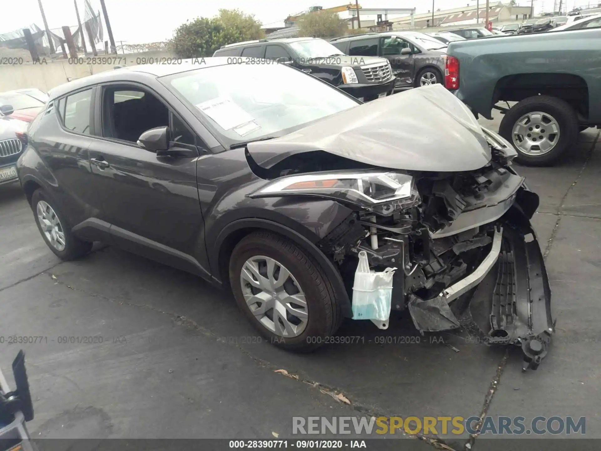 1 Photograph of a damaged car JTNKHMBX6K1049926 TOYOTA C-HR 2019