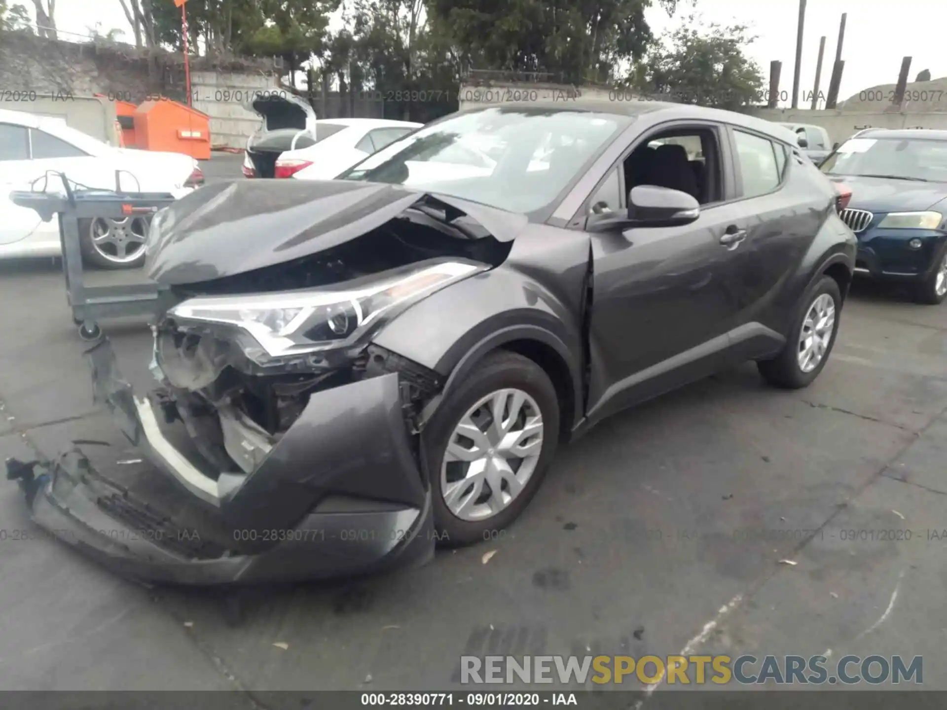 2 Photograph of a damaged car JTNKHMBX6K1049926 TOYOTA C-HR 2019