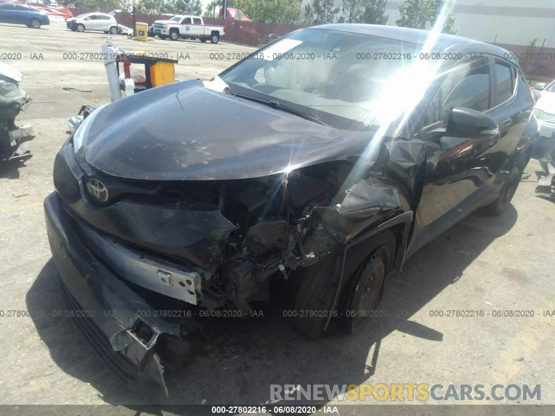 2 Photograph of a damaged car JTNKHMBX6K1049991 TOYOTA C-HR 2019