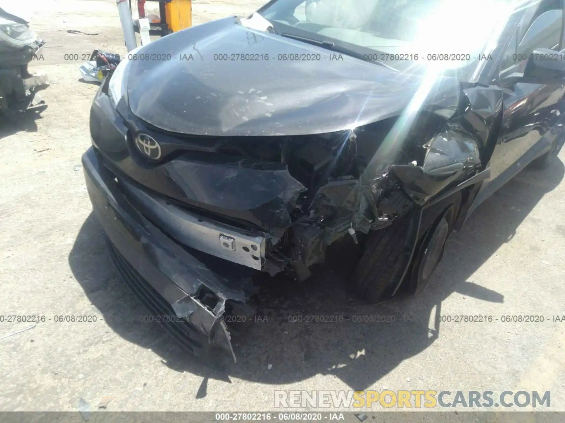 6 Photograph of a damaged car JTNKHMBX6K1049991 TOYOTA C-HR 2019