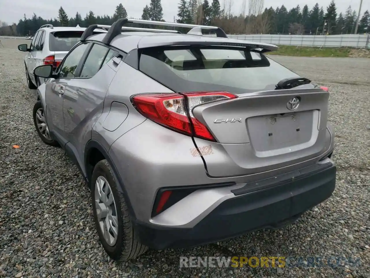 3 Photograph of a damaged car JTNKHMBX6K1050087 TOYOTA C-HR 2019