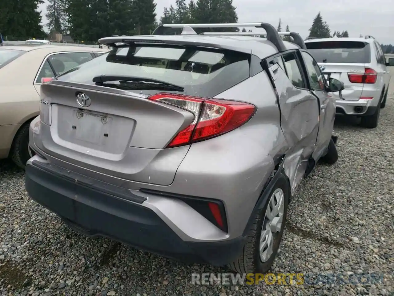 4 Photograph of a damaged car JTNKHMBX6K1050087 TOYOTA C-HR 2019