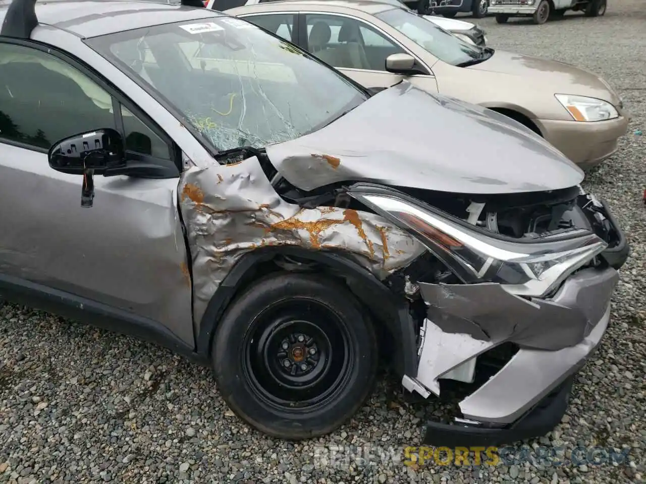 9 Photograph of a damaged car JTNKHMBX6K1050087 TOYOTA C-HR 2019