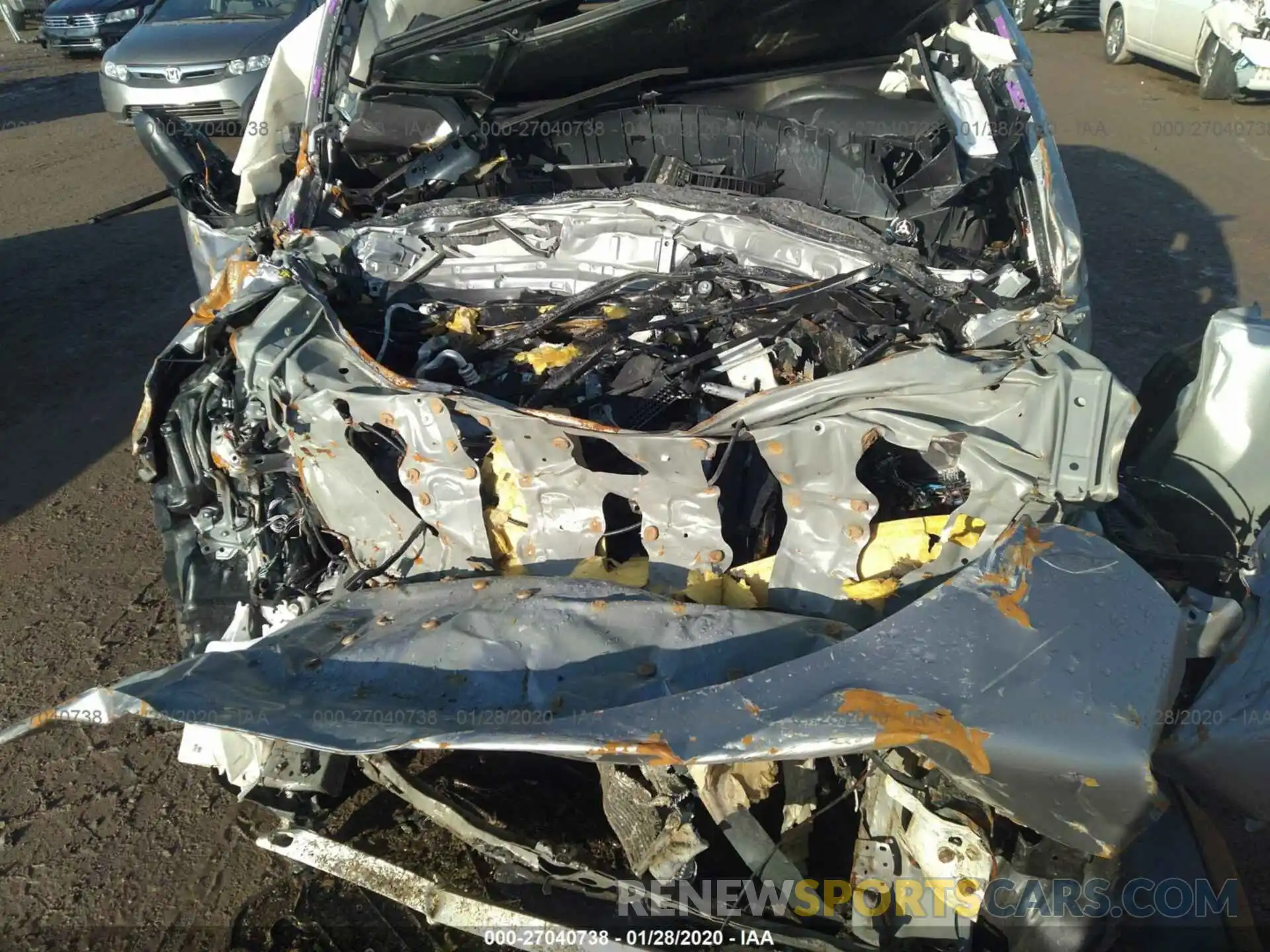 10 Photograph of a damaged car JTNKHMBX6K1050283 TOYOTA C-HR 2019