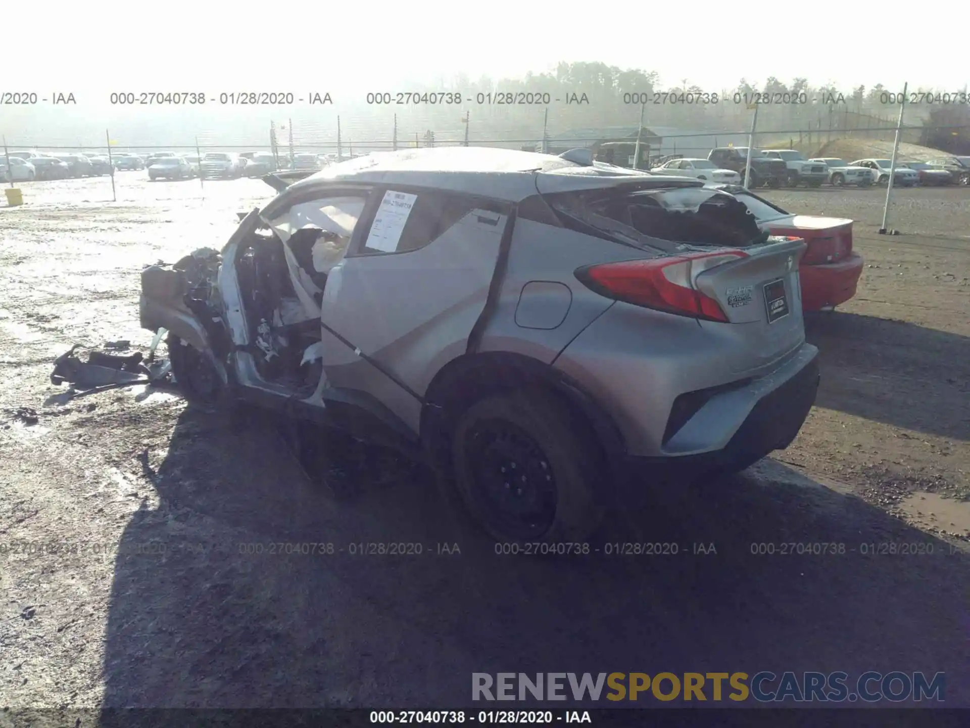 3 Photograph of a damaged car JTNKHMBX6K1050283 TOYOTA C-HR 2019