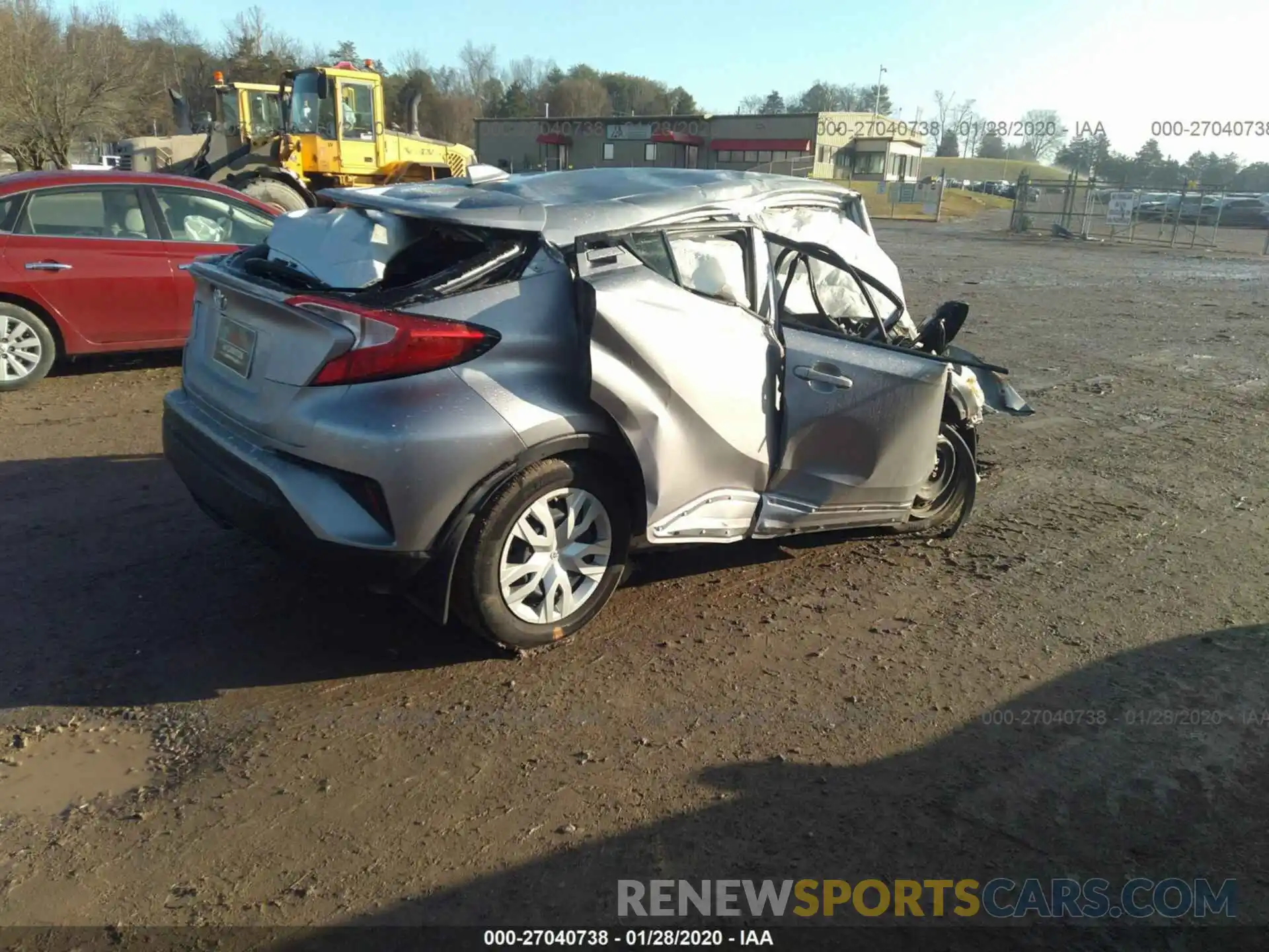 4 Photograph of a damaged car JTNKHMBX6K1050283 TOYOTA C-HR 2019