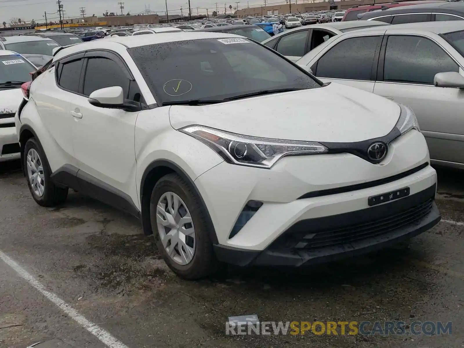 1 Photograph of a damaged car JTNKHMBX6K1051014 TOYOTA C-HR 2019