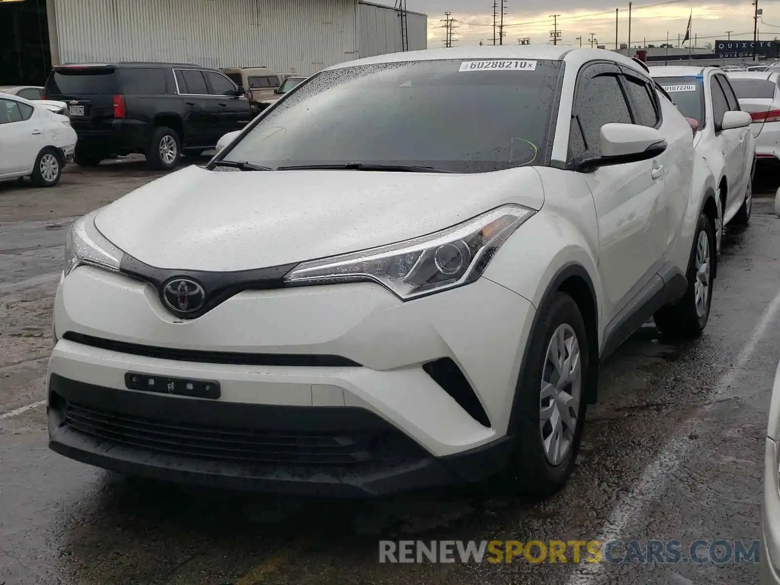 2 Photograph of a damaged car JTNKHMBX6K1051014 TOYOTA C-HR 2019