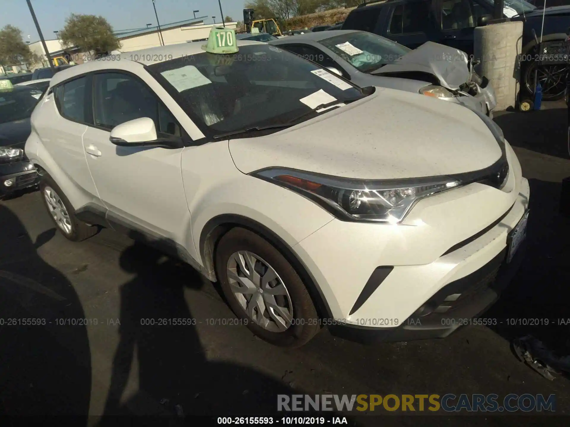 1 Фотография поврежденного автомобиля JTNKHMBX6K1051191 TOYOTA C-HR 2019