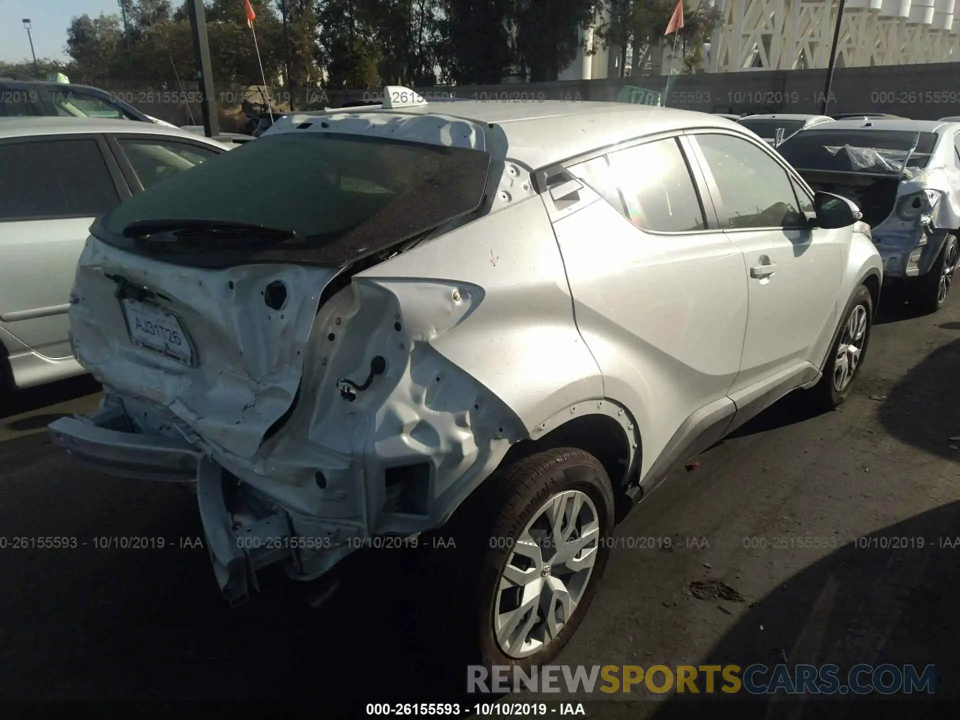 4 Photograph of a damaged car JTNKHMBX6K1051191 TOYOTA C-HR 2019