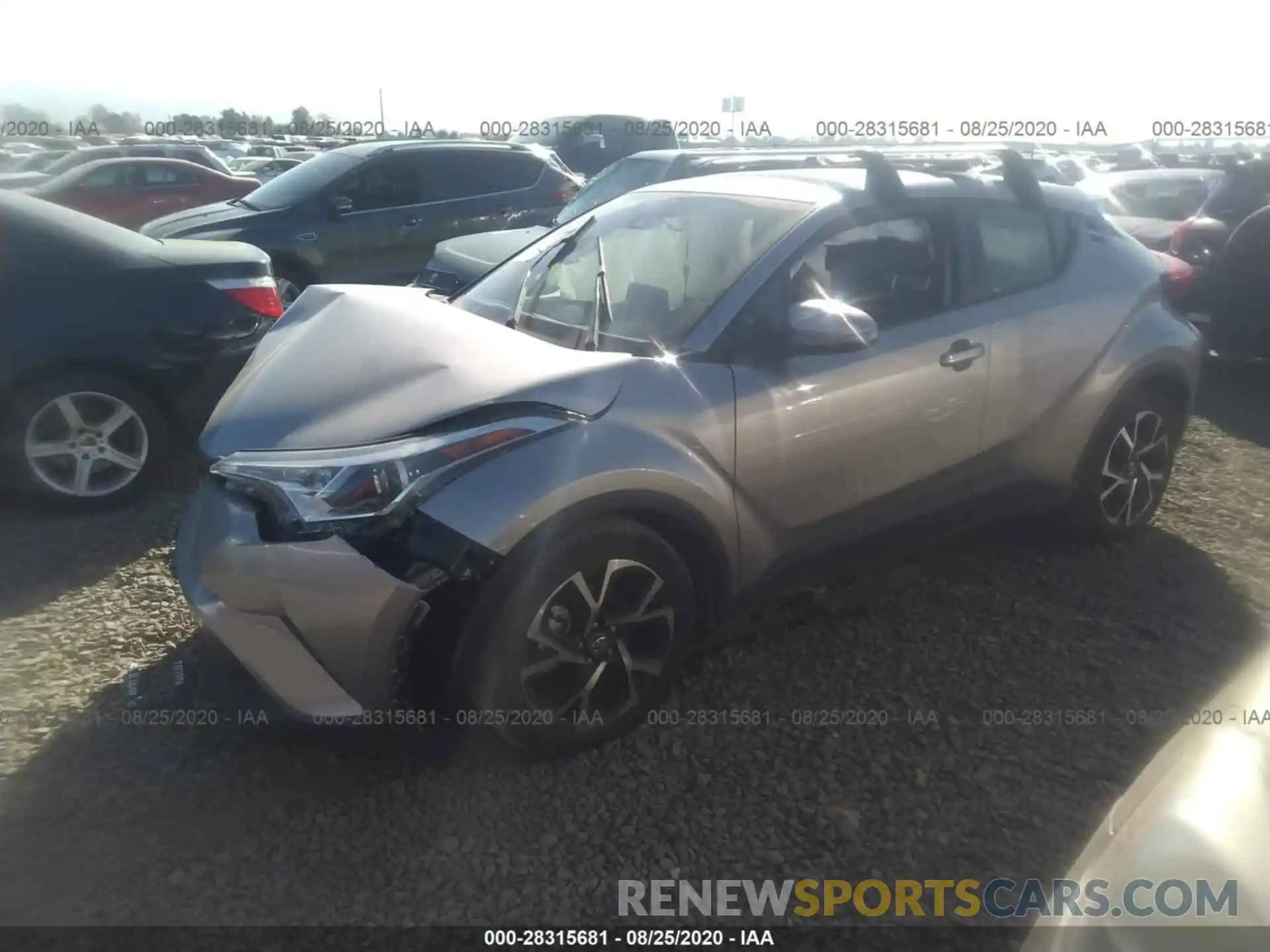 2 Photograph of a damaged car JTNKHMBX6K1051255 TOYOTA C-HR 2019