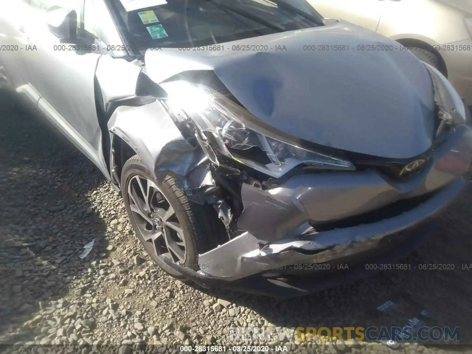 6 Photograph of a damaged car JTNKHMBX6K1051255 TOYOTA C-HR 2019