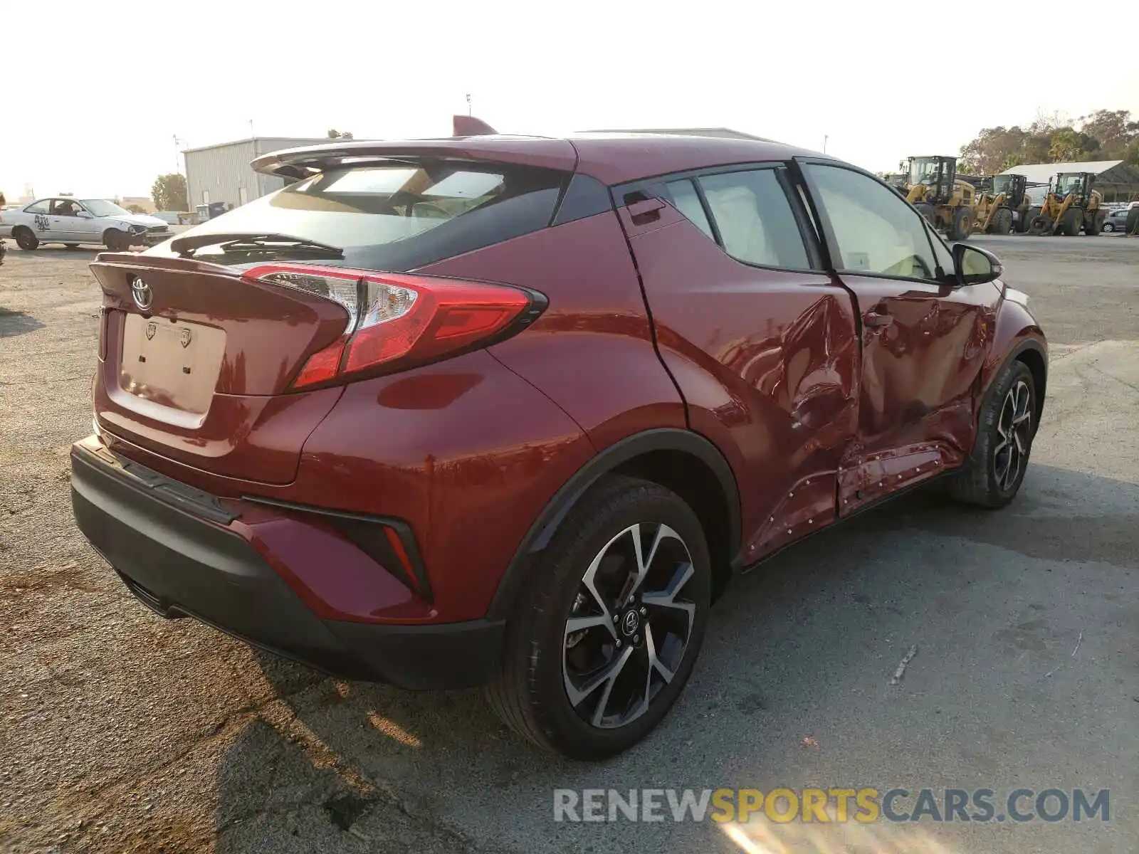 4 Photograph of a damaged car JTNKHMBX6K1051417 TOYOTA C-HR 2019