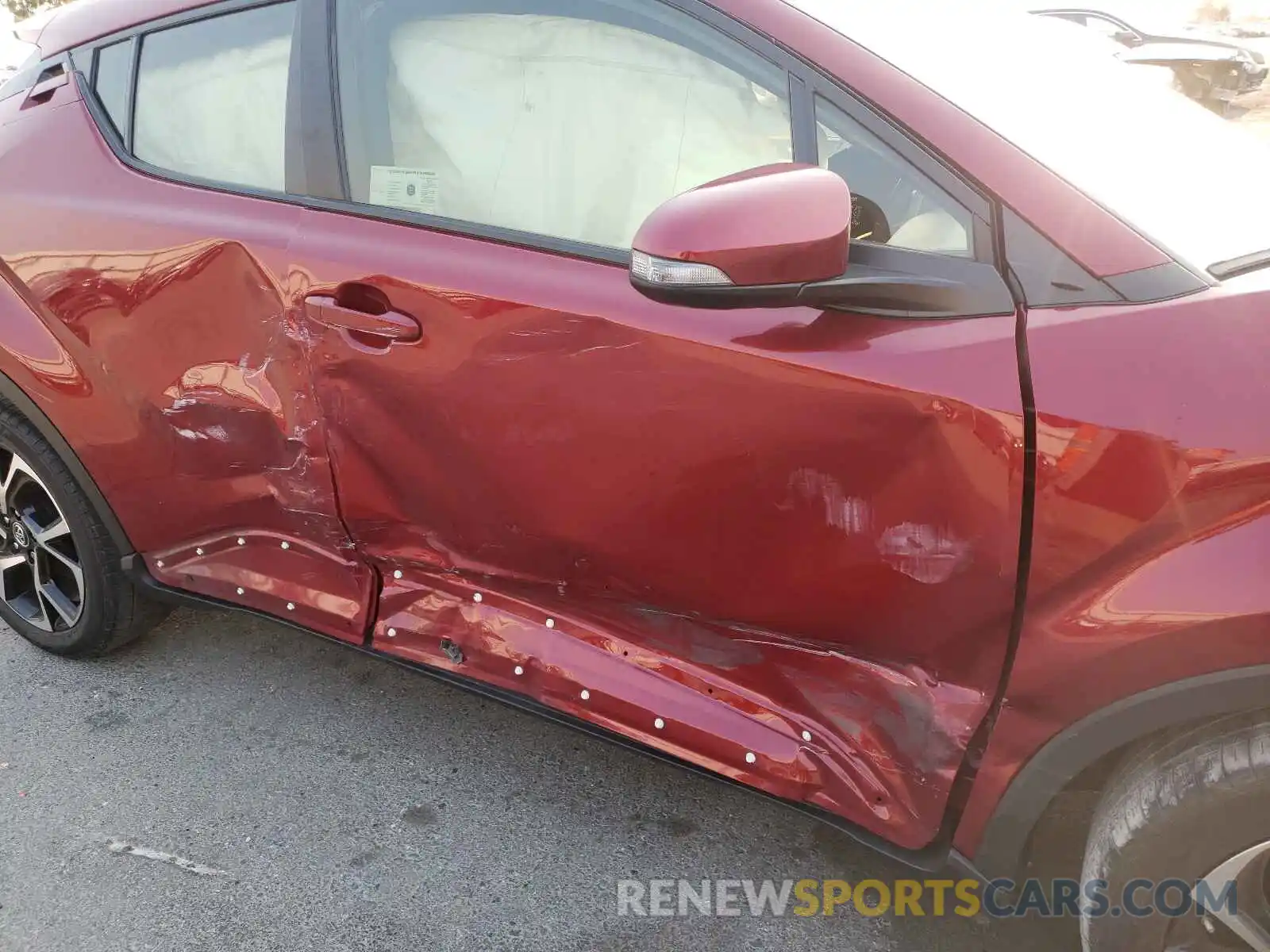 9 Photograph of a damaged car JTNKHMBX6K1051417 TOYOTA C-HR 2019