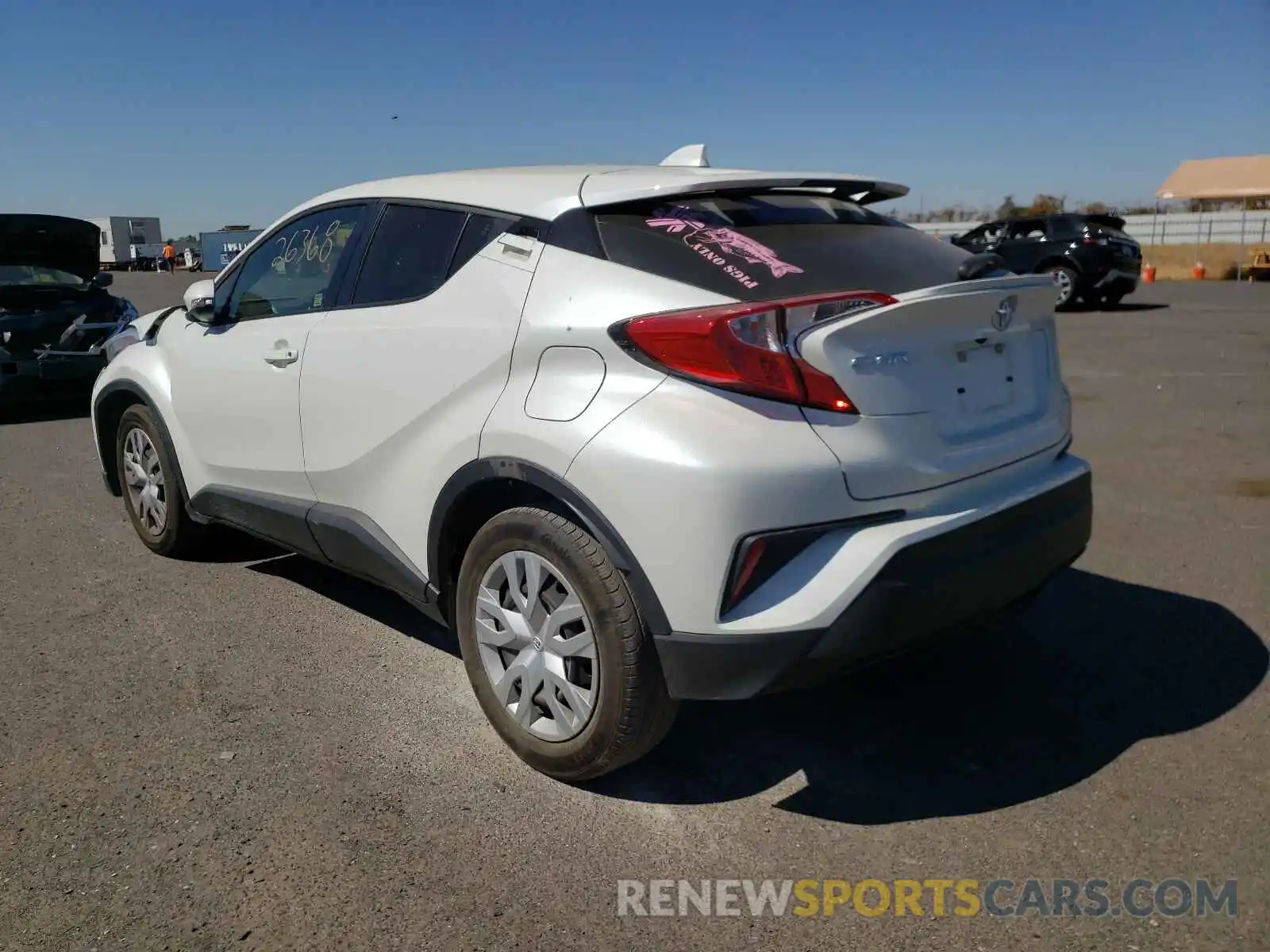 3 Photograph of a damaged car JTNKHMBX6K1051918 TOYOTA C-HR 2019