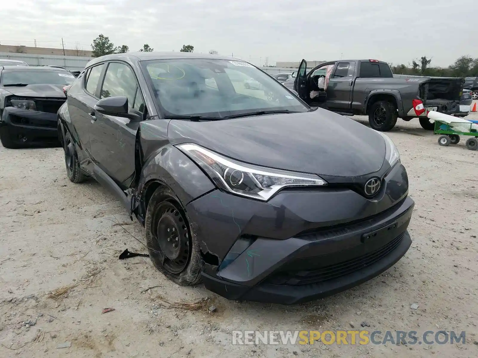 1 Photograph of a damaged car JTNKHMBX6K1052082 TOYOTA C-HR 2019