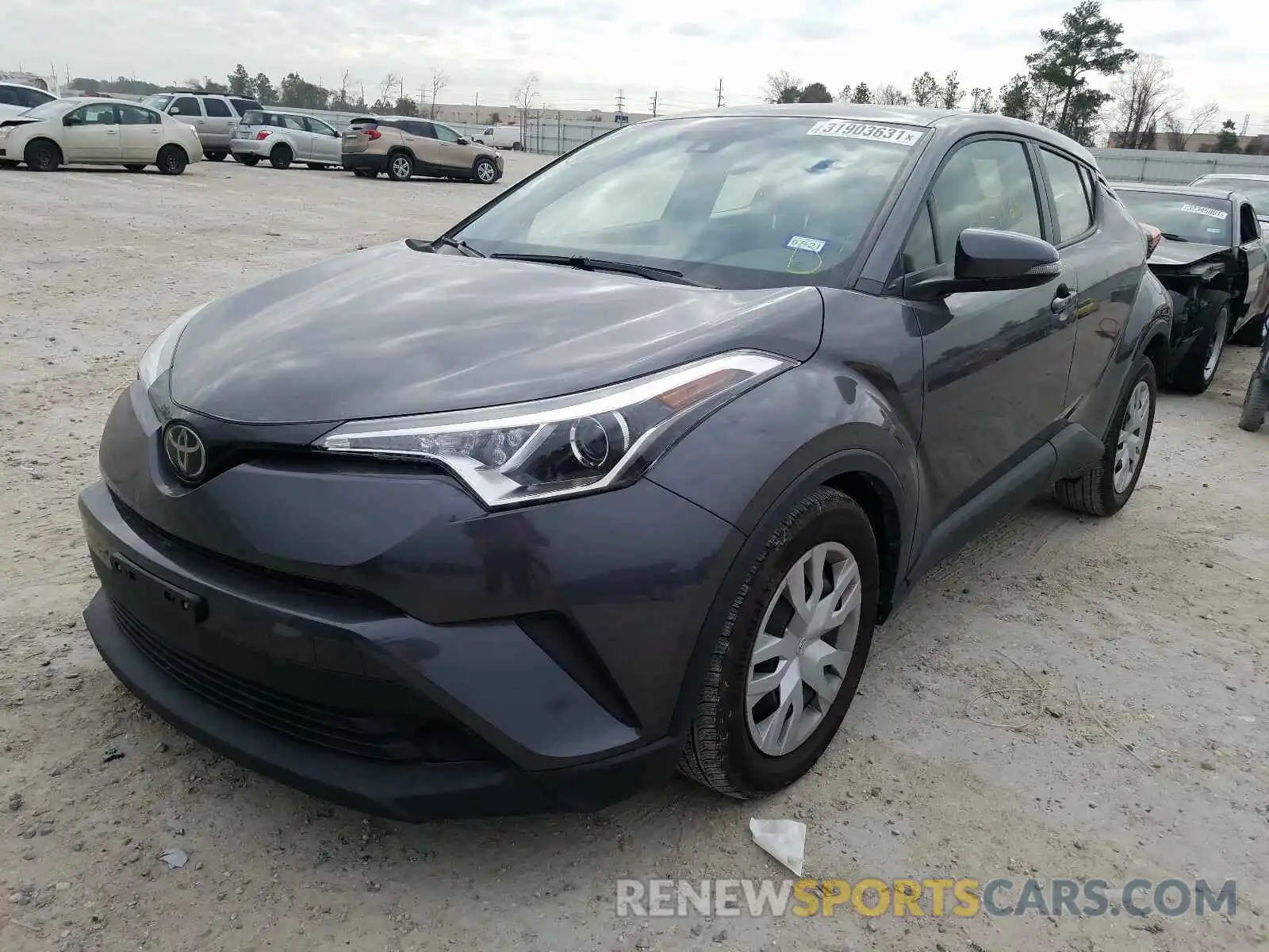 2 Photograph of a damaged car JTNKHMBX6K1052082 TOYOTA C-HR 2019