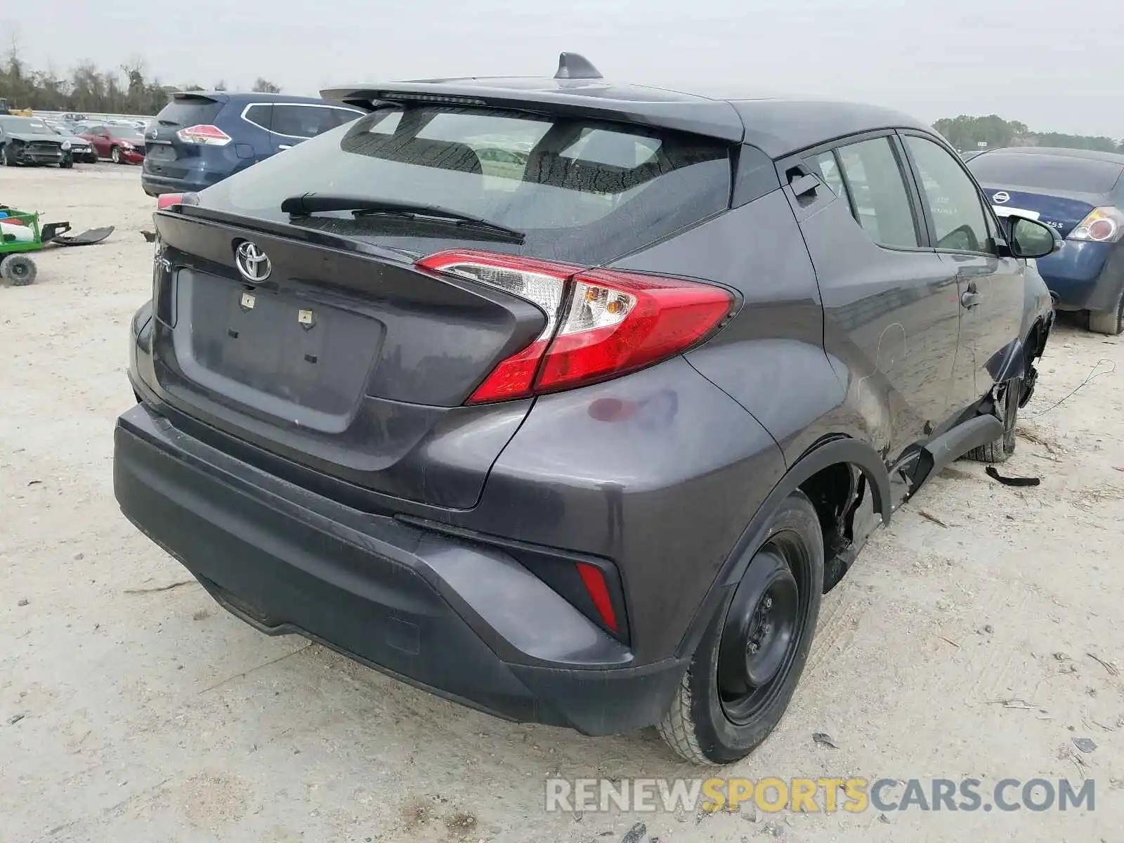 4 Photograph of a damaged car JTNKHMBX6K1052082 TOYOTA C-HR 2019