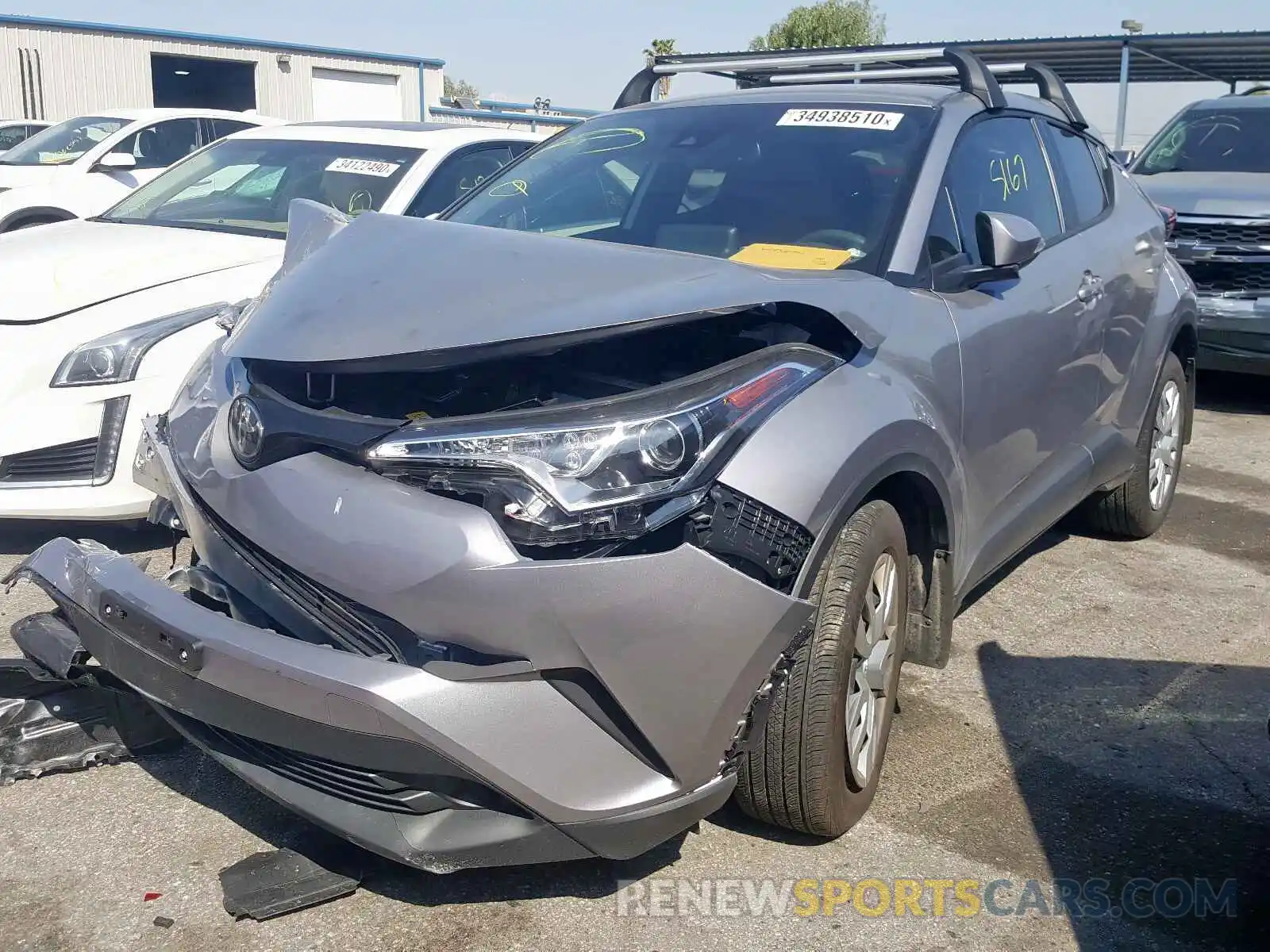 2 Photograph of a damaged car JTNKHMBX6K1052986 TOYOTA C-HR 2019