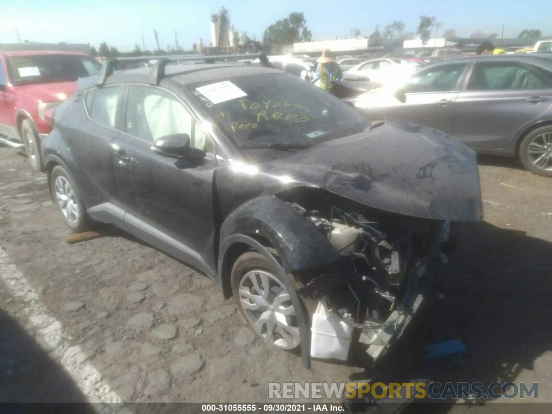 1 Photograph of a damaged car JTNKHMBX6K1053300 TOYOTA C-HR 2019