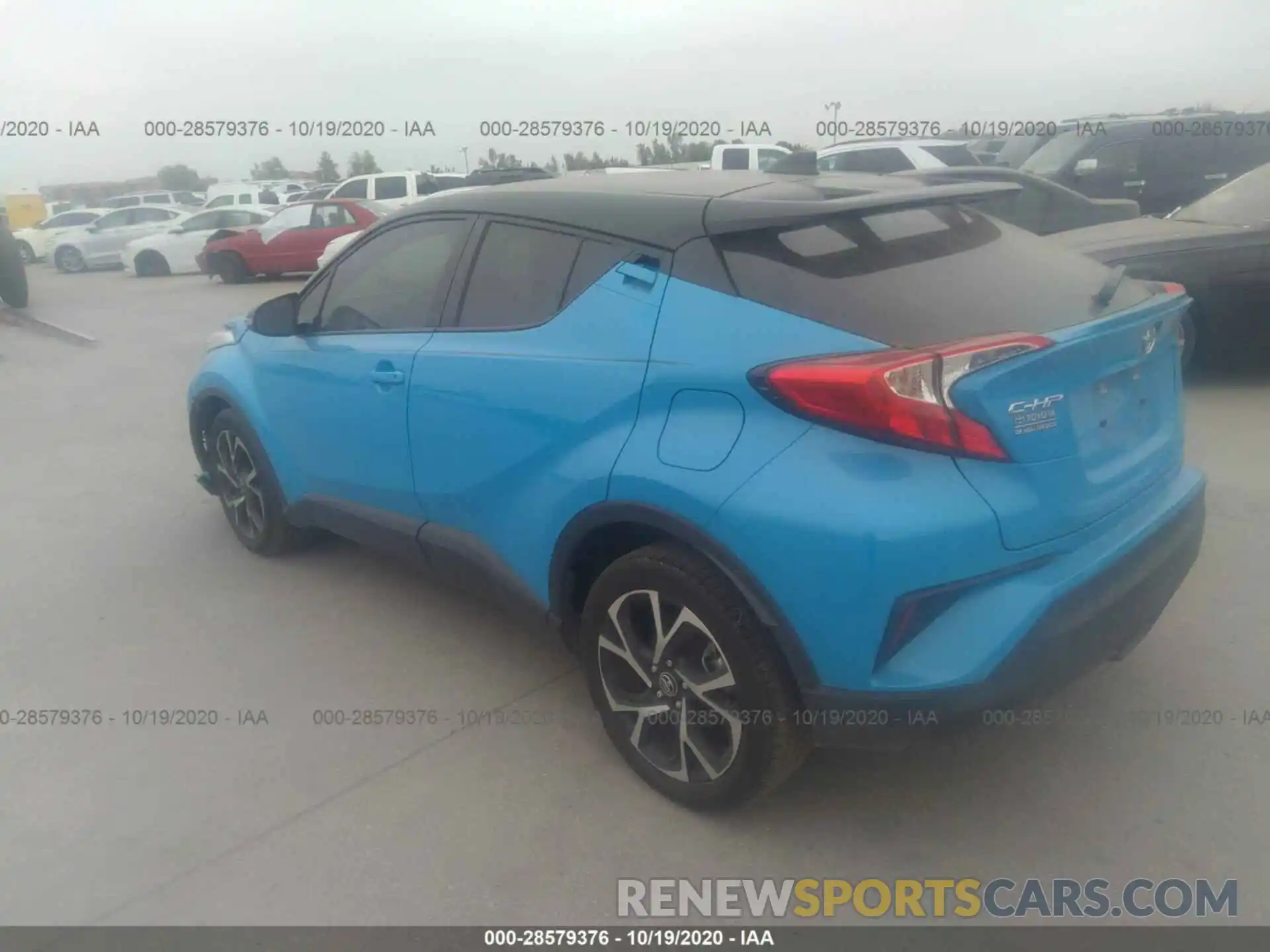 3 Photograph of a damaged car JTNKHMBX6K1055371 TOYOTA C-HR 2019