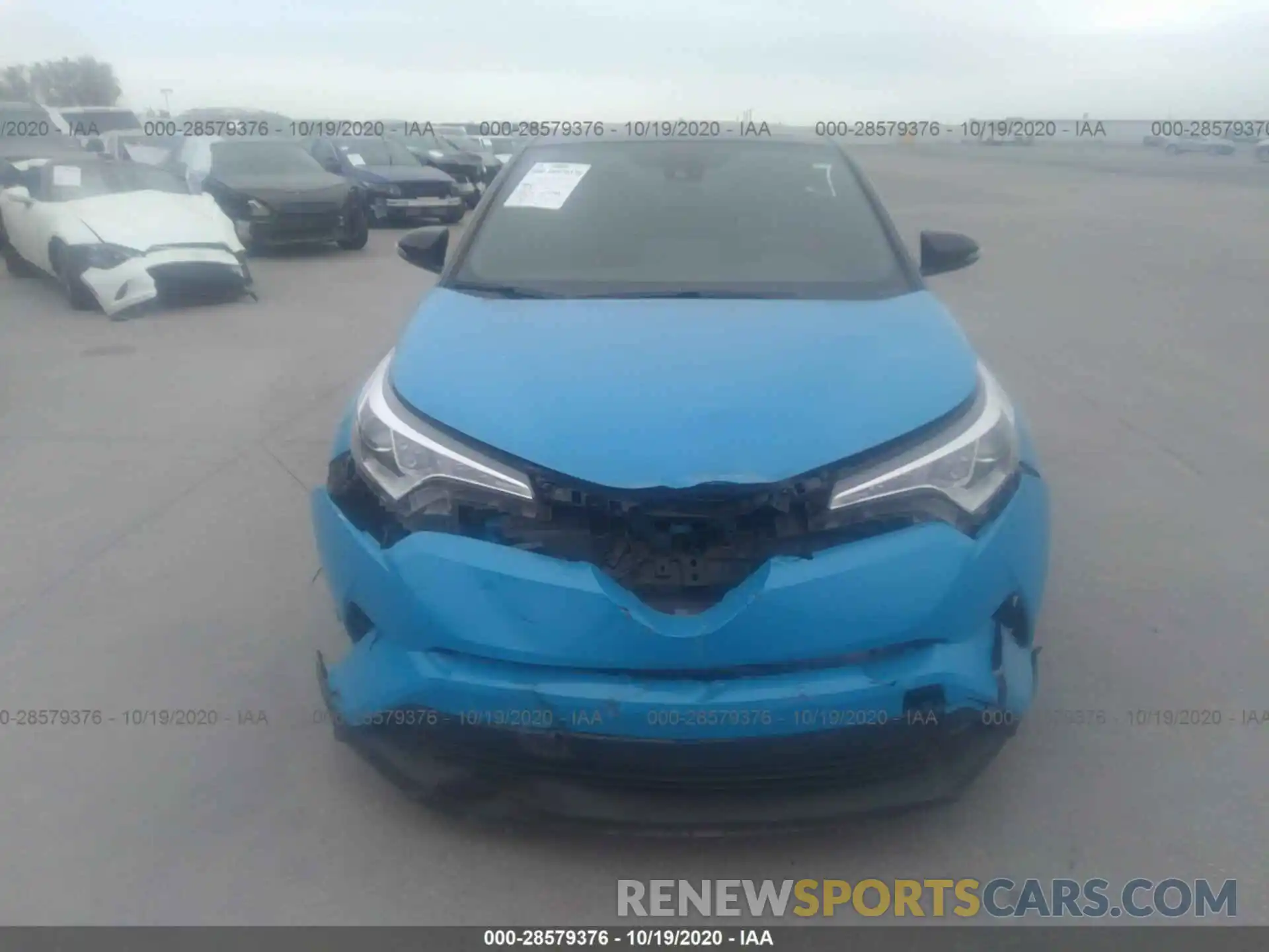 6 Photograph of a damaged car JTNKHMBX6K1055371 TOYOTA C-HR 2019