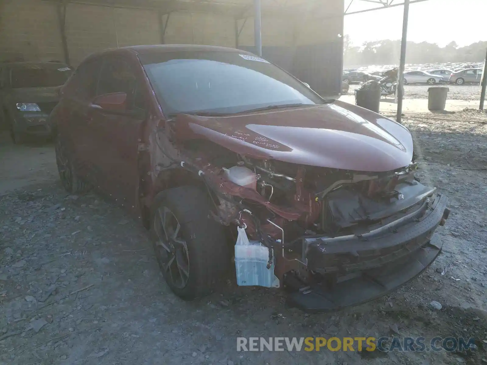 9 Photograph of a damaged car JTNKHMBX6K1056147 TOYOTA C-HR 2019